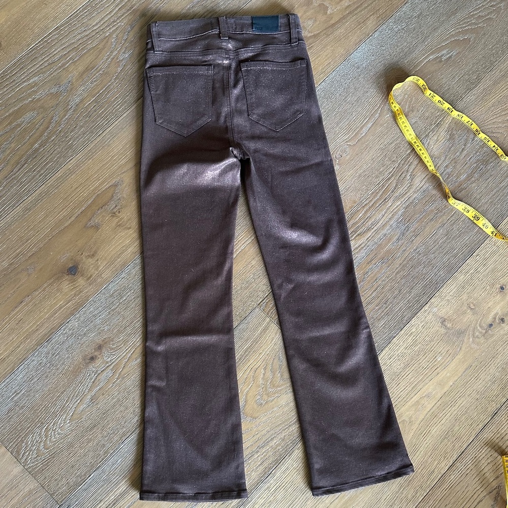 PAIGE Claudine in Bronze Shimmer Luxe Coating - Picture 14 of 14